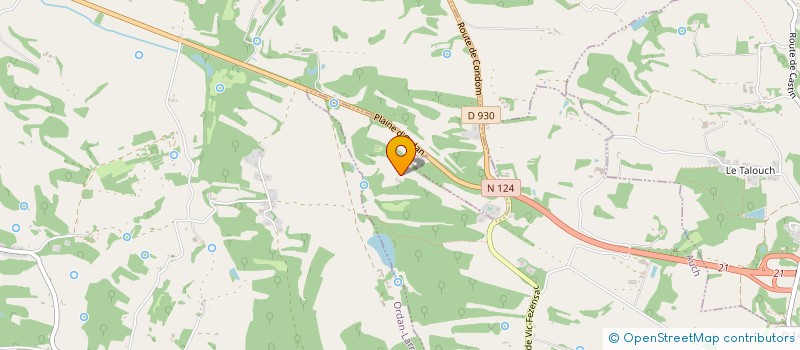 localisation de l'entreprise JPGF  AUCH