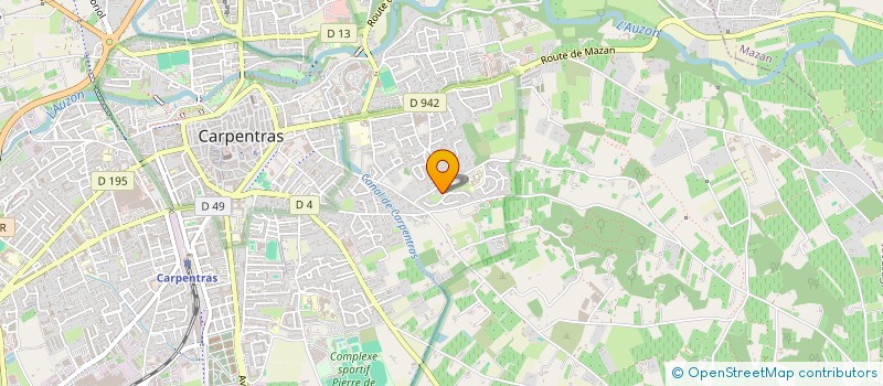 localisation de l'entreprise JPH à CARPENTRAS