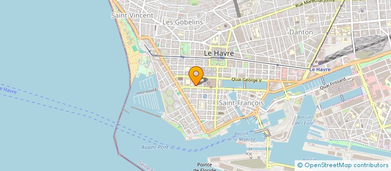 localisation de l'entreprise JPH  LE HAVRE