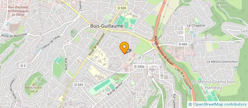 localisation de l'entreprise JPH à BOIS-GUILLAUME