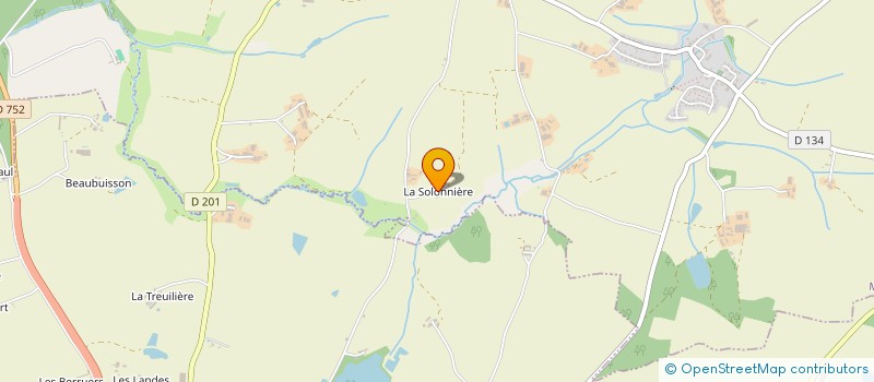 localisation de l'entreprise JPH à MONTREVAULT-SUR-EVRE