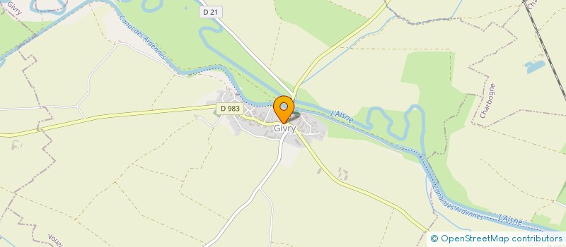 localisation de l'entreprise JPH  GIVRY