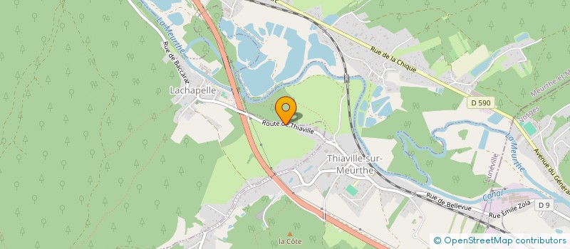 localisation de l'entreprise JPH  LACHAPELLE