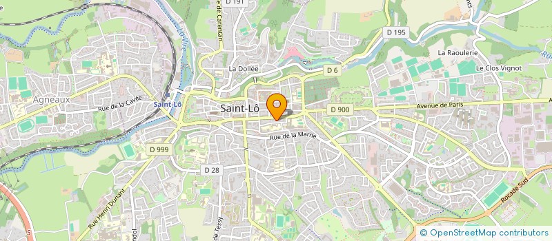 localisation de l'entreprise JPH COMMUNICATION  SAINT-LO