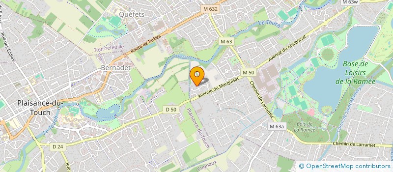 localisation de l'entreprise JPH CONSEIL à TOURNEFEUILLE