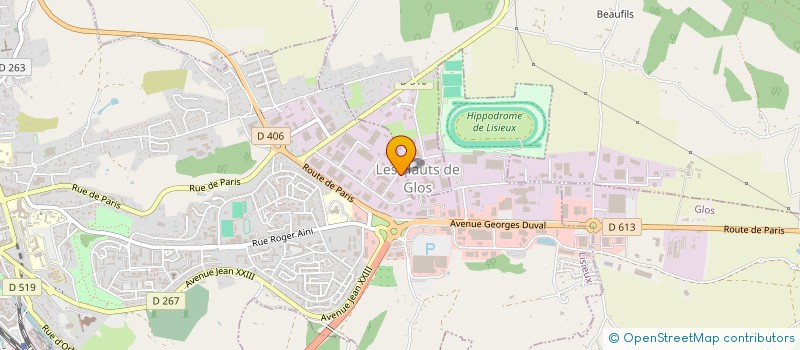 localisation de l'entreprise JPH DEVELOPPEMENT  COQUAINVILLIERS