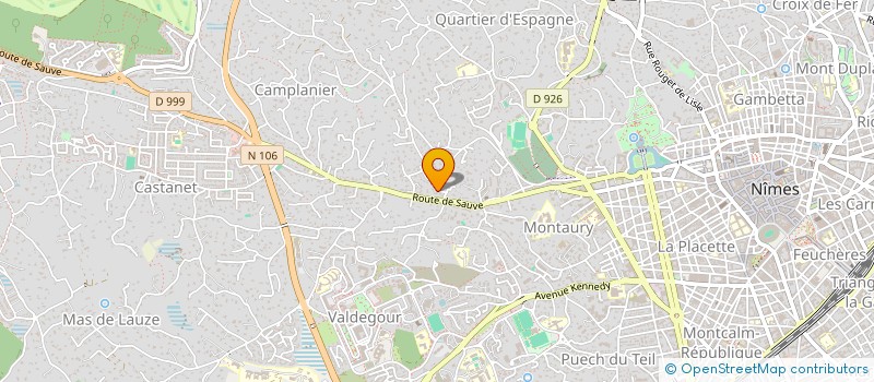 localisation de l'entreprise JPH INGENIERIE  NIMES