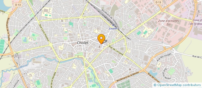localisation de l'entreprise JPH-JMD-FM IMMOBILIER à CHOLET