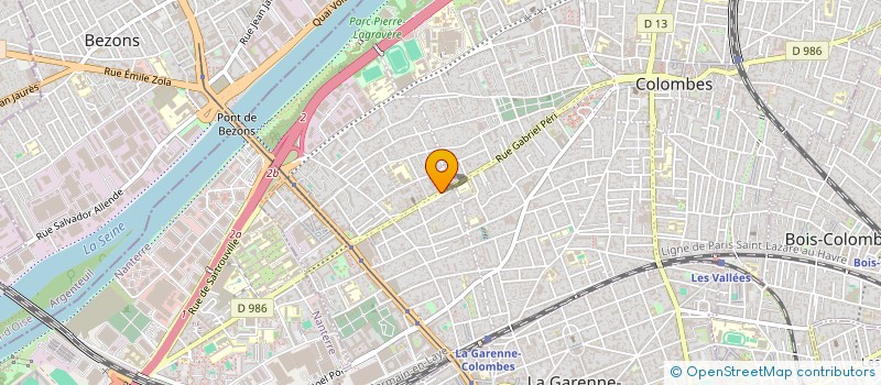localisation de l'entreprise JPH PERI à COLOMBES