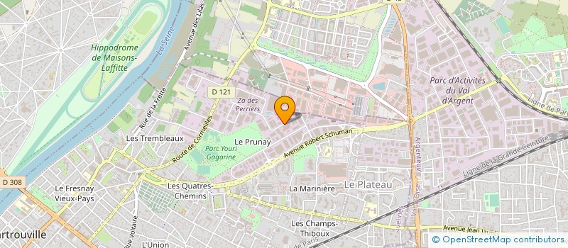 localisation de l'entreprise JPH SERVICES  SARTROUVILLE