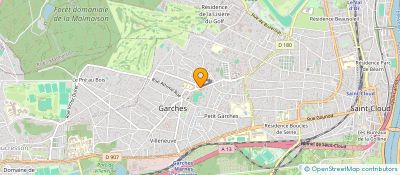 localisation de l'entreprise JPHA CONSEIL à GARCHES