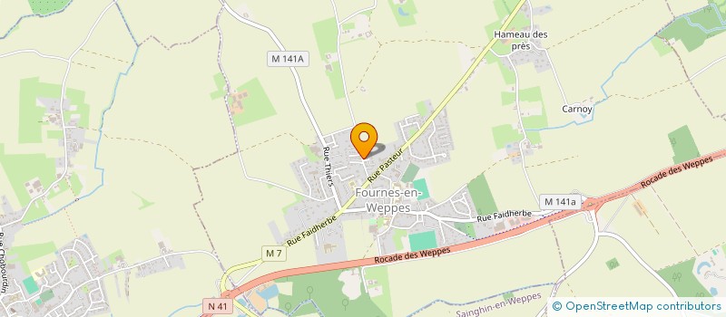 localisation de l'entreprise JPHL INVEST  CAPINGHEM