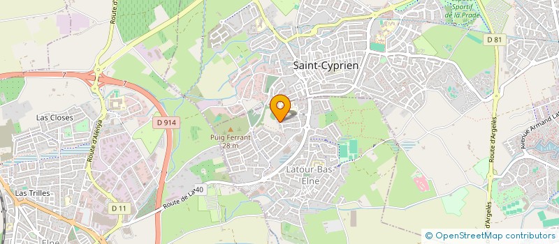 localisation de l'entreprise JPHMI  ELNE