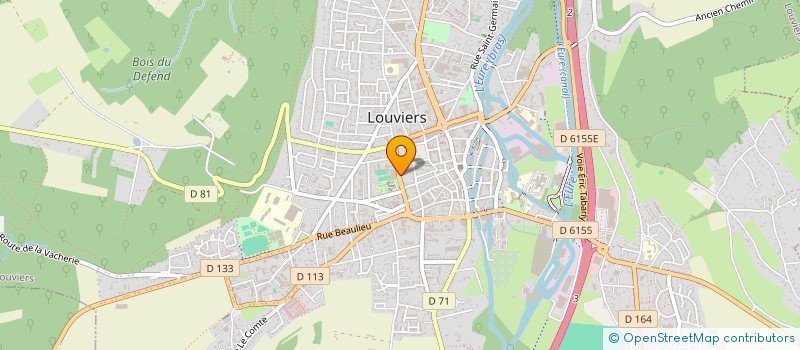 localisation de l'entreprise JPHOLDING à LOUVIERS