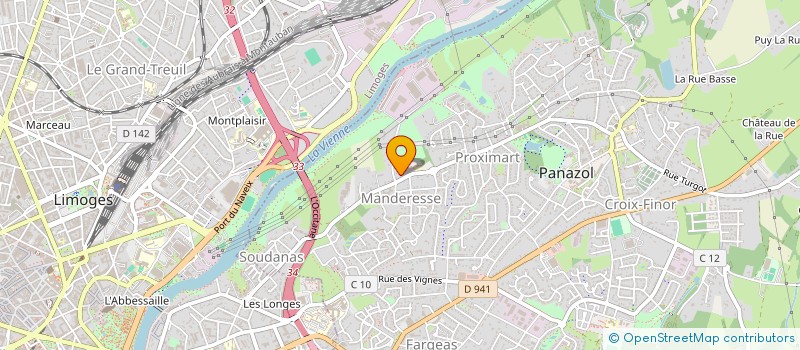 localisation de l'entreprise JPI CONCEPT à PANAZOL