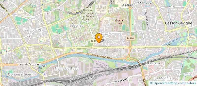 localisation de l'entreprise JPIF  CESSON-SEVIGNE