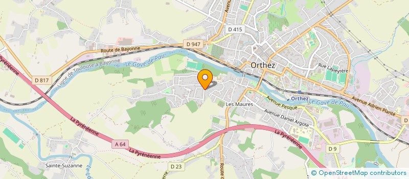 localisation de l'entreprise JPILF  ORTHEZ