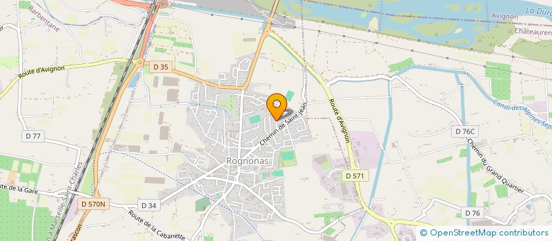 localisation de l'entreprise JPJ  ROGNONAS