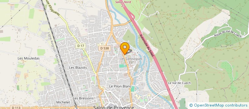 localisation de l'entreprise JPJ DIFFUSION  SALON-DE-PROVENCE