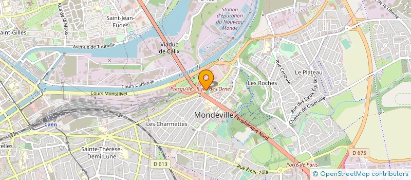 localisation de l'entreprise JPJ INVEST à MONDEVILLE