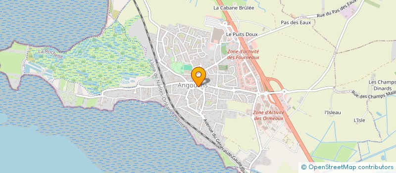 localisation de l'entreprise JPK  ANGOULINS