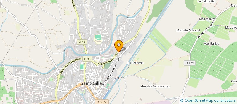 localisation de l'entreprise JPK à SAINT-GILLES