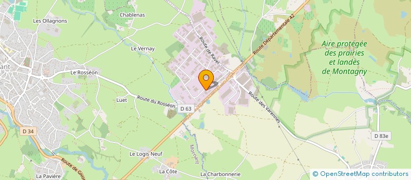 localisation de l'entreprise JPKB à MORNANT