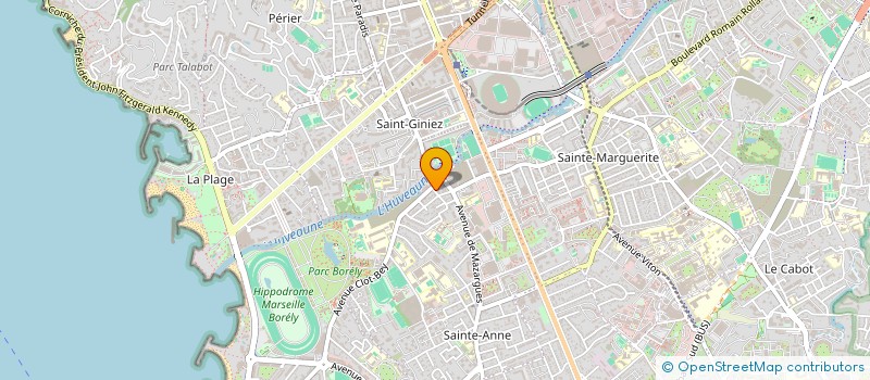 localisation de l'entreprise JPKM INVEST à MARSEILLE