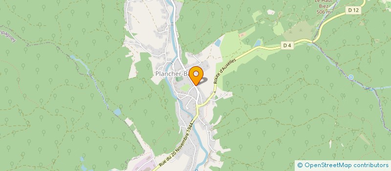 localisation de l'entreprise JPKR  PLANCHER-BAS