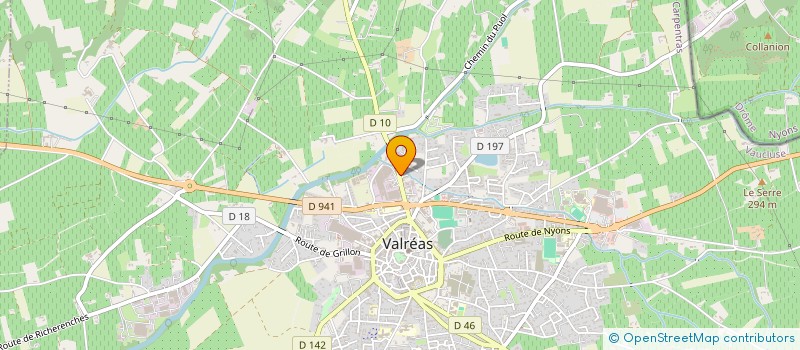 localisation de l'entreprise JPL à VALREAS