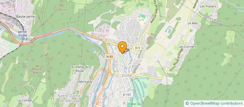 localisation de l'entreprise JPL à VIZILLE