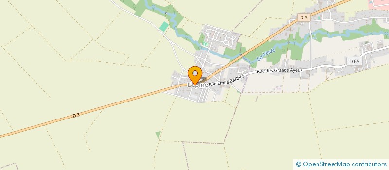 localisation de l'entreprise JPL  L'EPINE