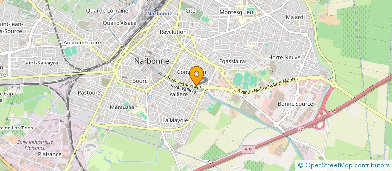 localisation de l'entreprise JPL BUREAUTIQUE  NARBONNE