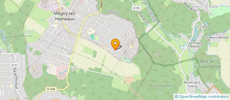 localisation de l'entreprise JPL CONSEILS à MAGNY-LES-HAMEAUX