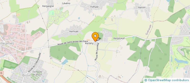 localisation de l'entreprise JPL CREATIVES  GUERANDE