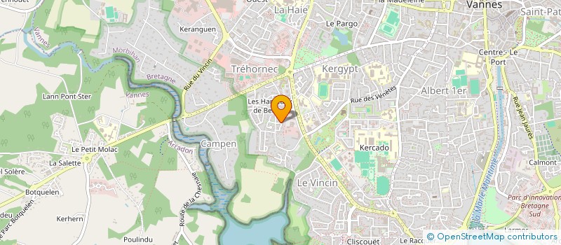 localisation de l'entreprise JPL DEVELOPPEMENT à VANNES