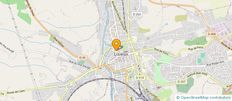 localisation de l'entreprise JPL ENTRETIEN  LISIEUX