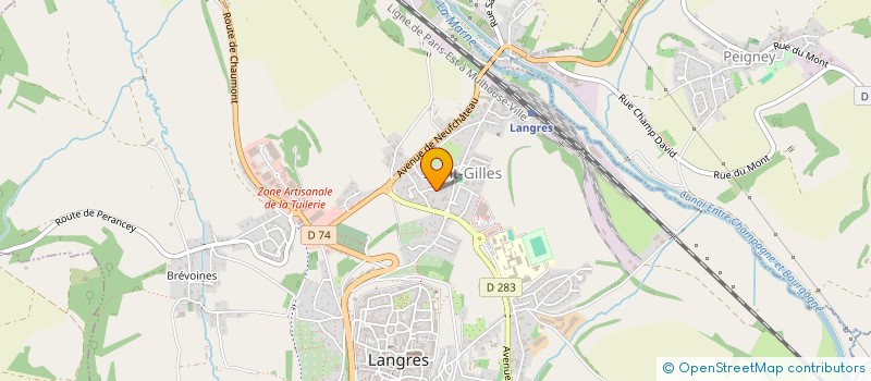 localisation de l'entreprise JPL EVENEMENTIEL à LANGRES