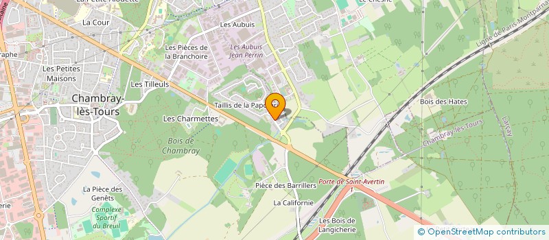 localisation de l'entreprise JPL INVEST  CHAMBRAY-LES-TOURS