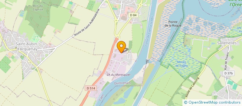 localisation de l'entreprise JPL MARINE  OUISTREHAM