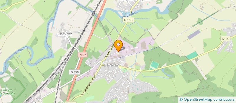 localisation de l'entreprise JPL MOBILIER  DEVECEY