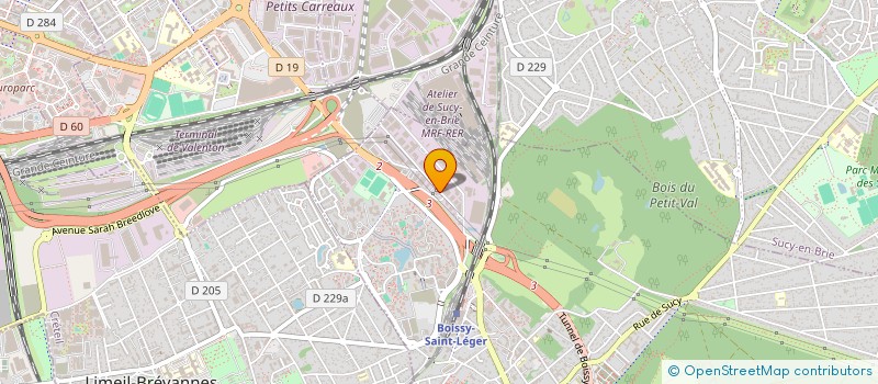 localisation de l'entreprise JPL PARTICIPATIONS à BOISSY-SAINT-LEGER