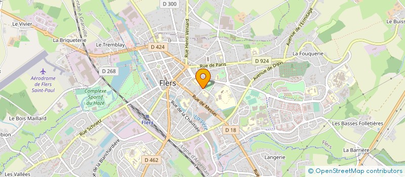 localisation de l'entreprise JPL PATRIMOINE à FLERS