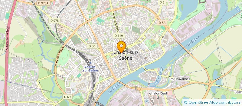 localisation de l'entreprise JPL PUB à CHALON-SUR-SAONE