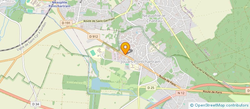 localisation de l'entreprise JPL SERVICES  JOUARS-PONTCHARTRAIN