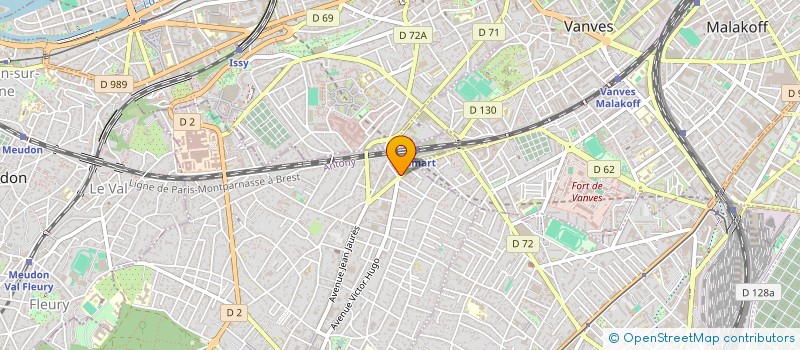 localisation de l'entreprise JPL TRANSPORTS à CLAMART
