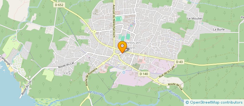 localisation de l'entreprise JPLAB  PARENTIS-EN-BORN