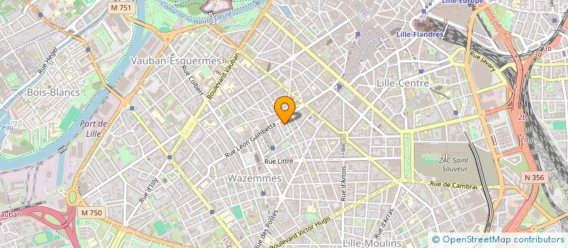 localisation de l'entreprise JPLCONSEIL à LILLE