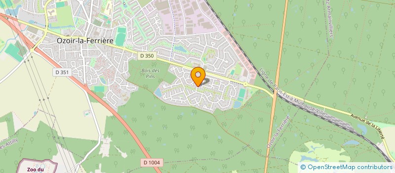localisation de l'entreprise JPLCV IMMO  OZOIR-LA-FERRIERE