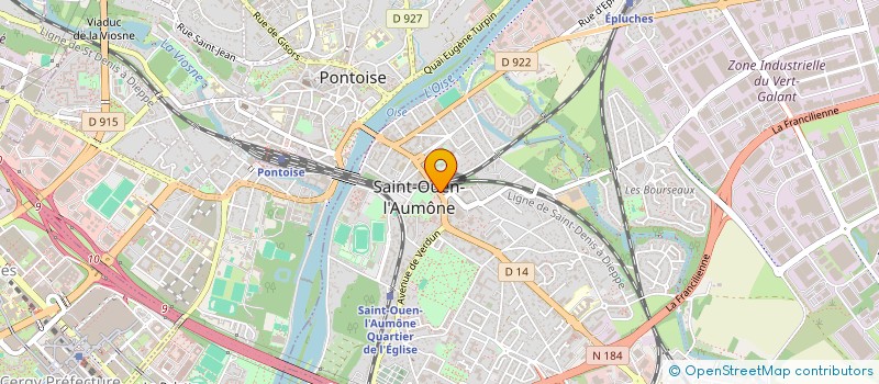 localisation de l'entreprise JPLGM / LOCA  SAINT-OUEN-L'AUMONE